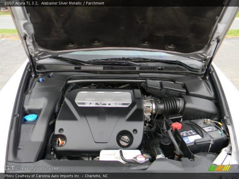 Alabaster Silver Metallic / Parchment 2007 Acura TL 3.2