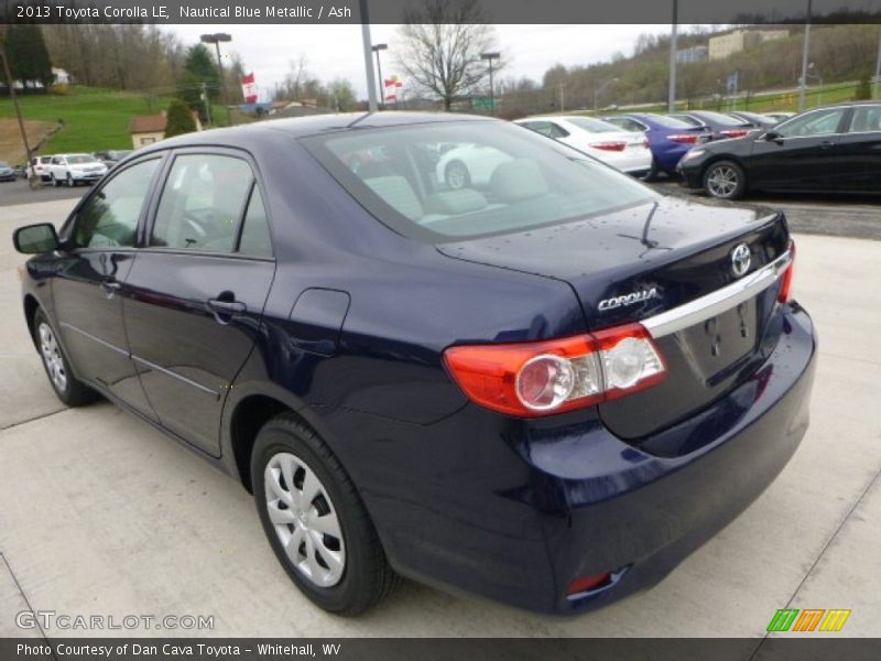 Nautical Blue Metallic / Ash 2013 Toyota Corolla LE