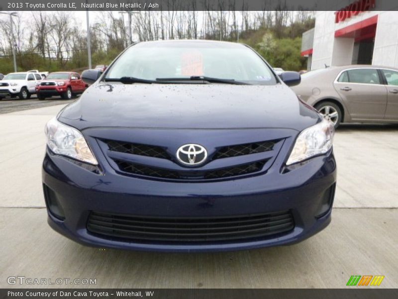 Nautical Blue Metallic / Ash 2013 Toyota Corolla LE