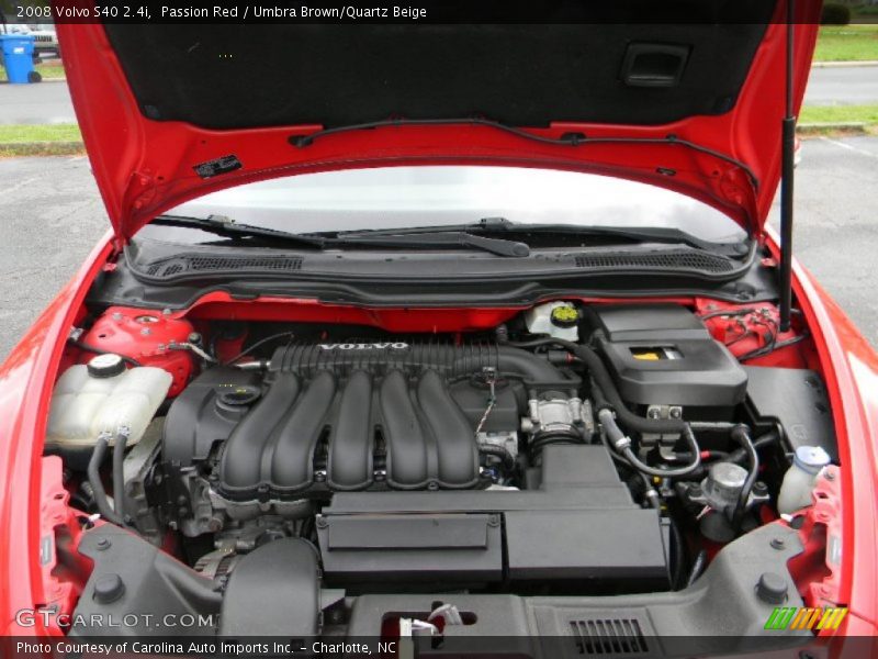  2008 S40 2.4i Engine - 2.4L DOHC 20V VVT Inline 5 Cylinder