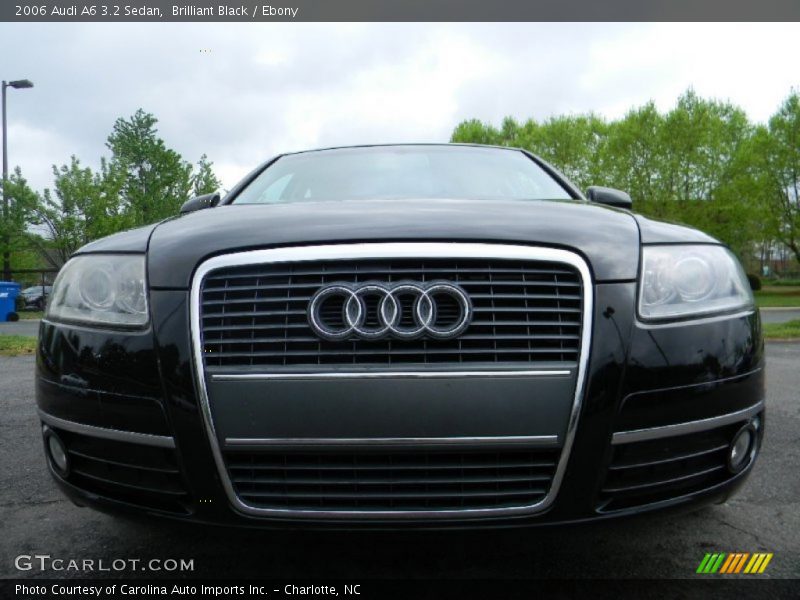 Brilliant Black / Ebony 2006 Audi A6 3.2 Sedan