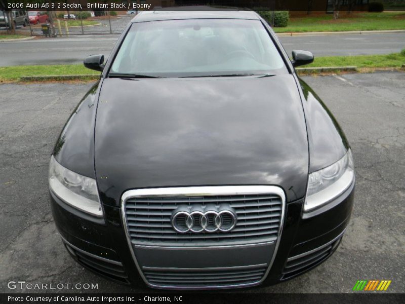 Brilliant Black / Ebony 2006 Audi A6 3.2 Sedan