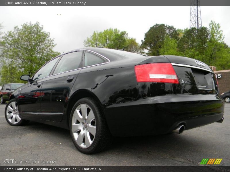 Brilliant Black / Ebony 2006 Audi A6 3.2 Sedan