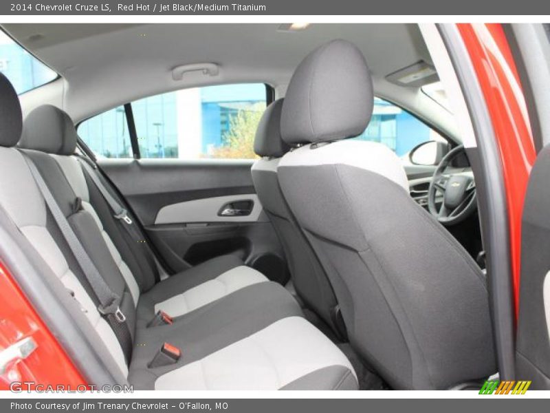 Red Hot / Jet Black/Medium Titanium 2014 Chevrolet Cruze LS