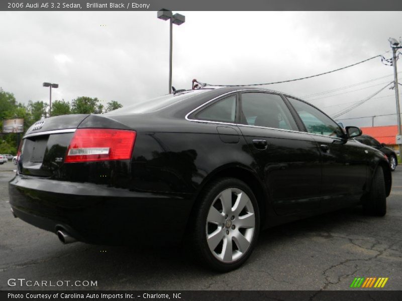 Brilliant Black / Ebony 2006 Audi A6 3.2 Sedan