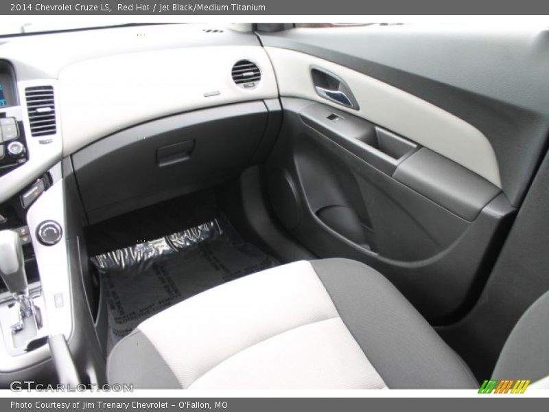 Red Hot / Jet Black/Medium Titanium 2014 Chevrolet Cruze LS