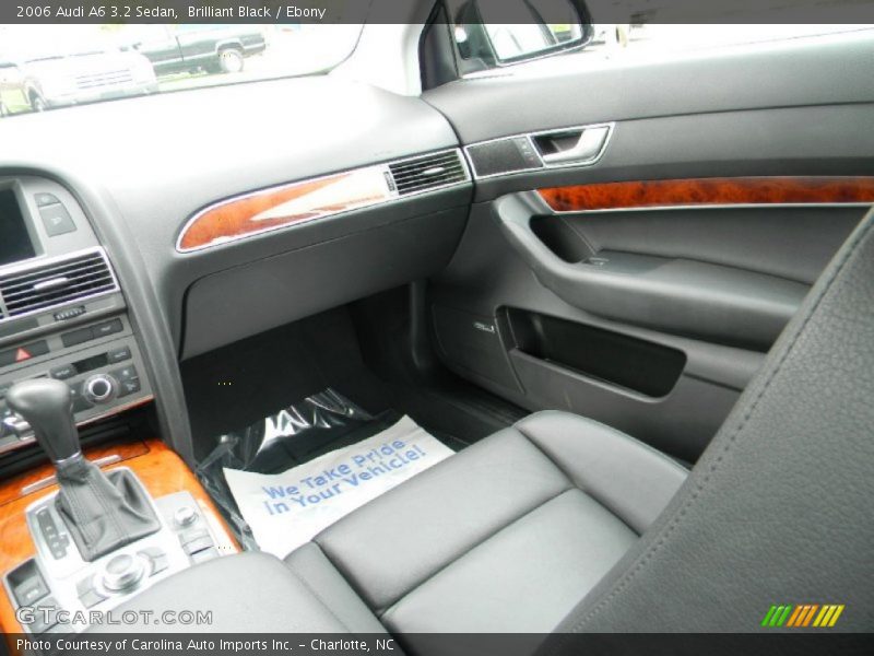 Brilliant Black / Ebony 2006 Audi A6 3.2 Sedan