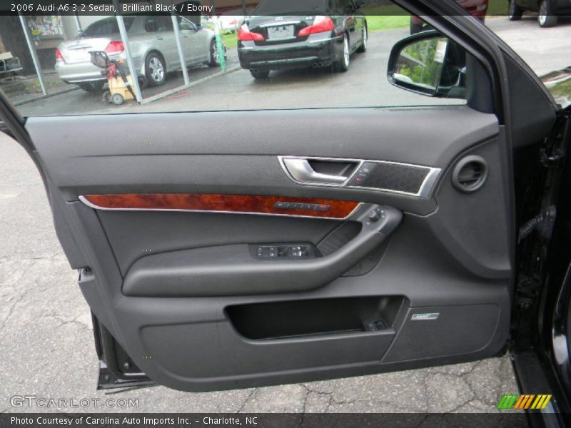 Brilliant Black / Ebony 2006 Audi A6 3.2 Sedan