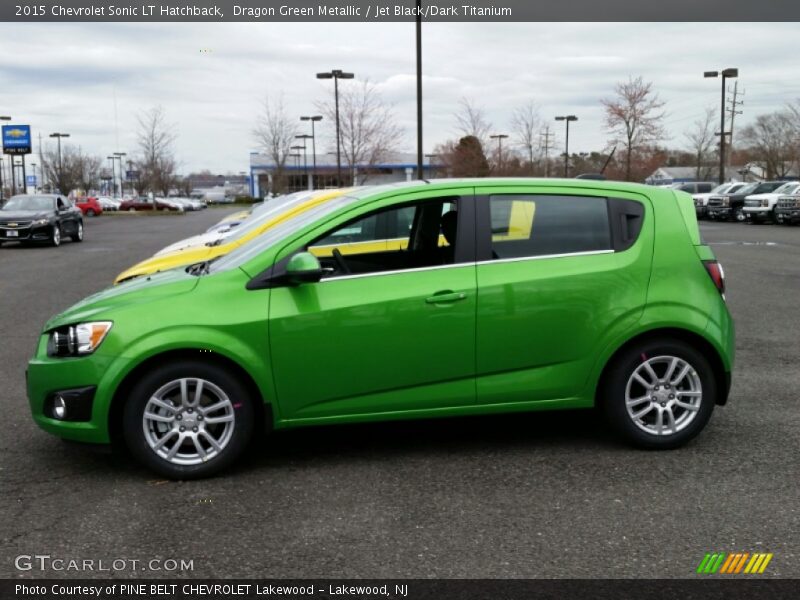  2015 Sonic LT Hatchback Dragon Green Metallic
