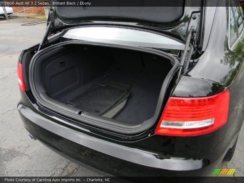 Brilliant Black / Ebony 2006 Audi A6 3.2 Sedan