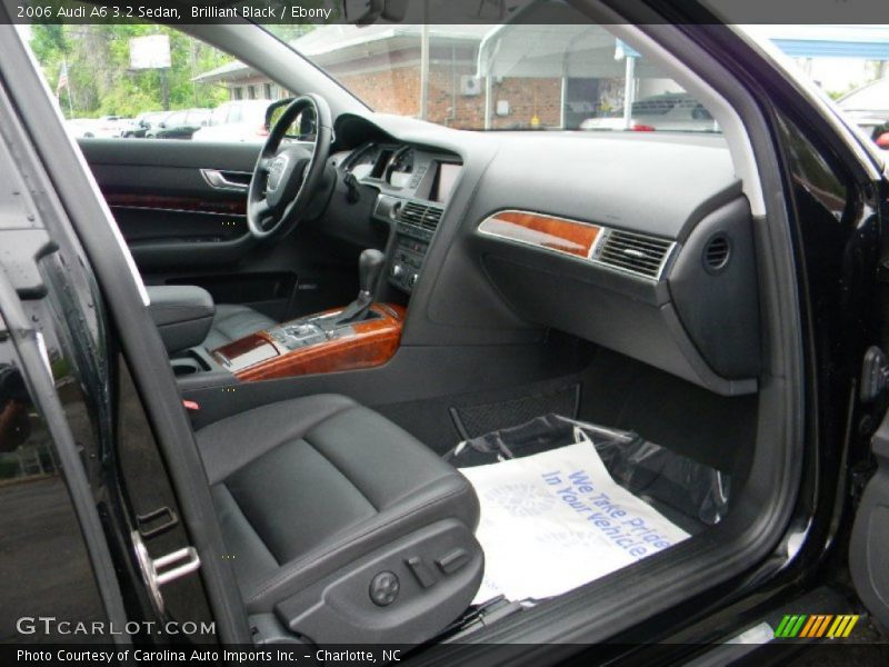 Brilliant Black / Ebony 2006 Audi A6 3.2 Sedan