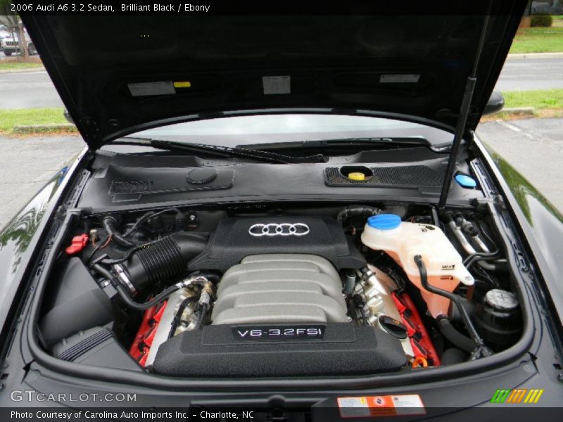 Brilliant Black / Ebony 2006 Audi A6 3.2 Sedan