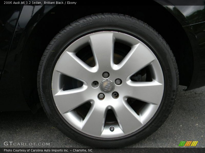 Brilliant Black / Ebony 2006 Audi A6 3.2 Sedan