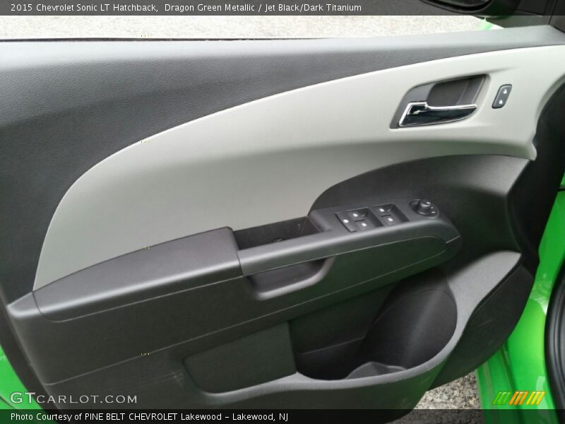 Dragon Green Metallic / Jet Black/Dark Titanium 2015 Chevrolet Sonic LT Hatchback