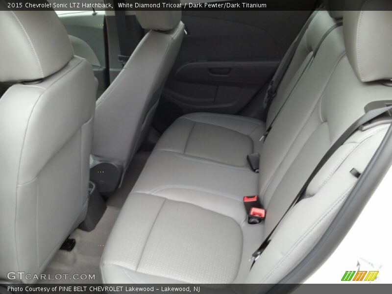 White Diamond Tricoat / Dark Pewter/Dark Titanium 2015 Chevrolet Sonic LTZ Hatchback