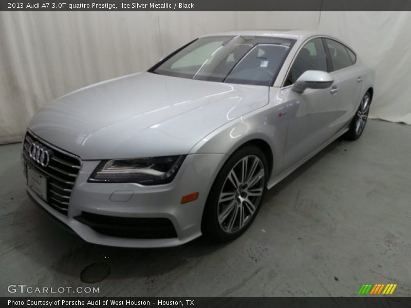 Ice Silver Metallic / Black 2013 Audi A7 3.0T quattro Prestige