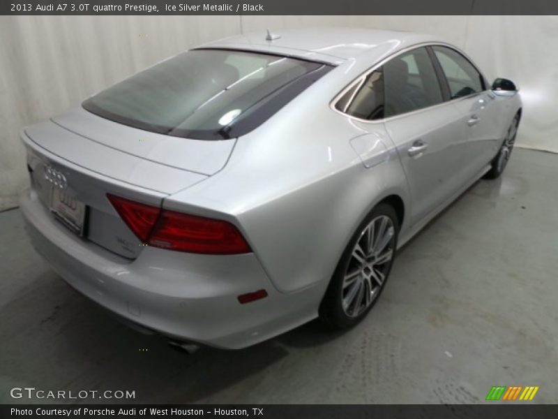 Ice Silver Metallic / Black 2013 Audi A7 3.0T quattro Prestige