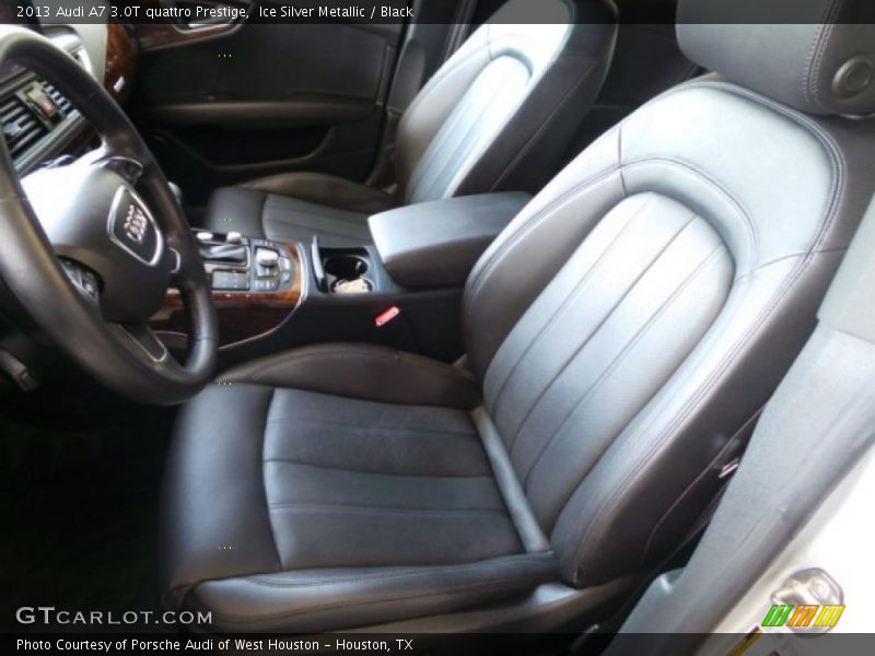 Ice Silver Metallic / Black 2013 Audi A7 3.0T quattro Prestige