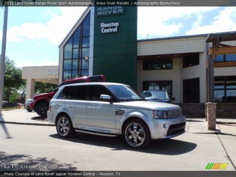 Indus Silver Metallic / Autobiography Ebony/Ivory 2012 Land Rover Range Rover Sport Autobiography