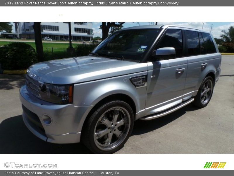 Indus Silver Metallic / Autobiography Ebony/Ivory 2012 Land Rover Range Rover Sport Autobiography
