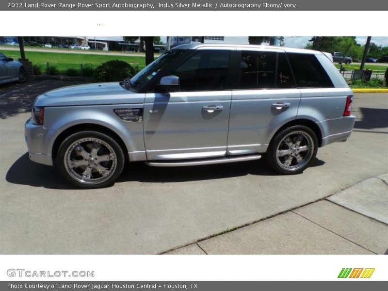 Indus Silver Metallic / Autobiography Ebony/Ivory 2012 Land Rover Range Rover Sport Autobiography