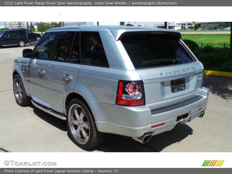 Indus Silver Metallic / Autobiography Ebony/Ivory 2012 Land Rover Range Rover Sport Autobiography