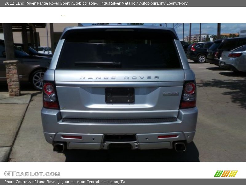 Indus Silver Metallic / Autobiography Ebony/Ivory 2012 Land Rover Range Rover Sport Autobiography