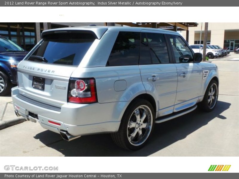 Indus Silver Metallic / Autobiography Ebony/Ivory 2012 Land Rover Range Rover Sport Autobiography