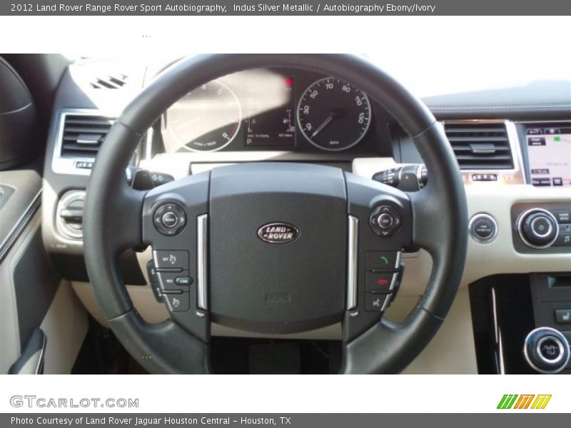 Indus Silver Metallic / Autobiography Ebony/Ivory 2012 Land Rover Range Rover Sport Autobiography