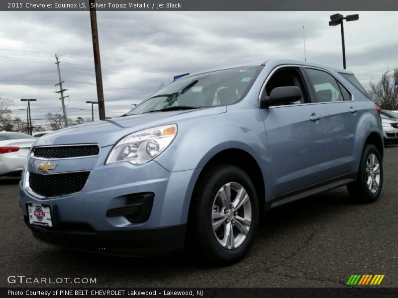 Silver Topaz Metallic / Jet Black 2015 Chevrolet Equinox LS
