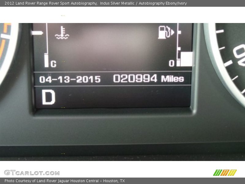 Indus Silver Metallic / Autobiography Ebony/Ivory 2012 Land Rover Range Rover Sport Autobiography