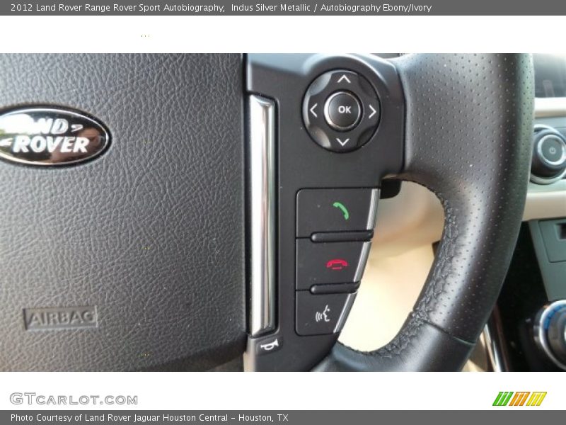 Indus Silver Metallic / Autobiography Ebony/Ivory 2012 Land Rover Range Rover Sport Autobiography