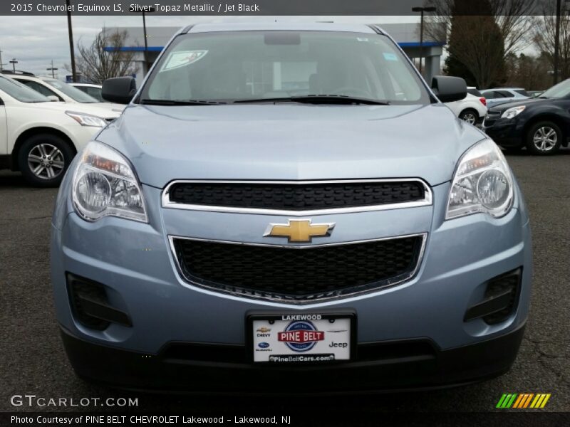 Silver Topaz Metallic / Jet Black 2015 Chevrolet Equinox LS