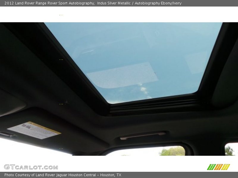 Indus Silver Metallic / Autobiography Ebony/Ivory 2012 Land Rover Range Rover Sport Autobiography