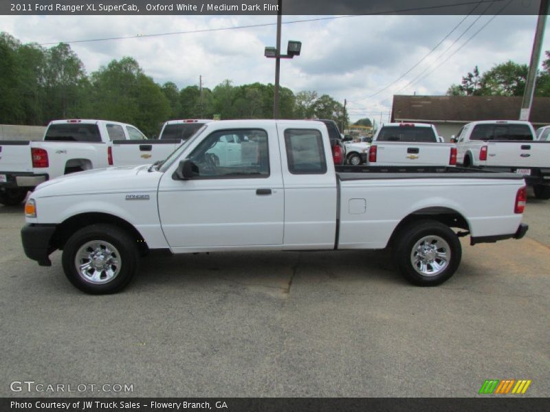 Oxford White / Medium Dark Flint 2011 Ford Ranger XL SuperCab