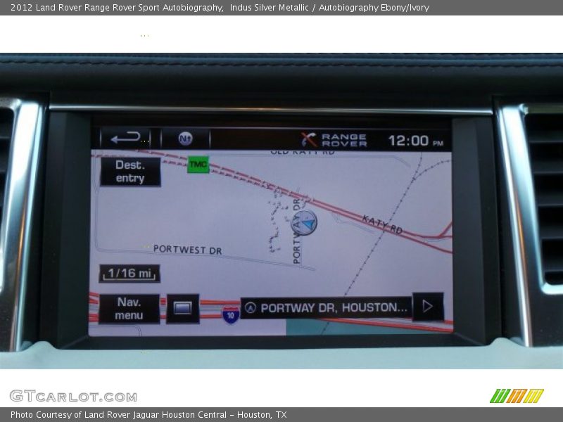 Indus Silver Metallic / Autobiography Ebony/Ivory 2012 Land Rover Range Rover Sport Autobiography