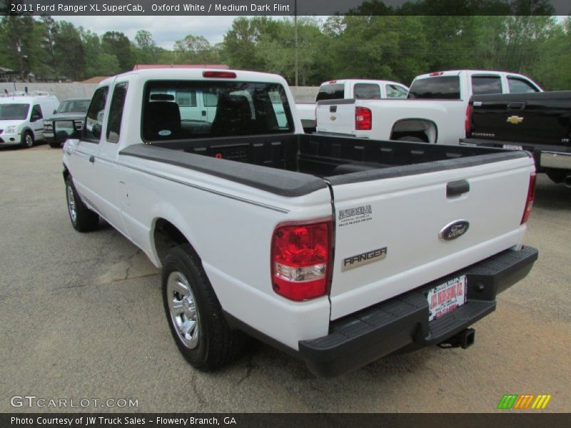 Oxford White / Medium Dark Flint 2011 Ford Ranger XL SuperCab