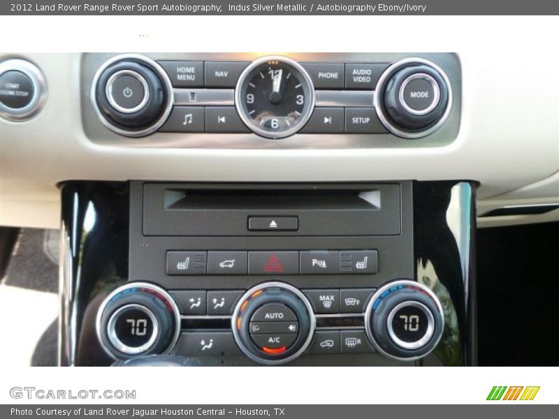 Indus Silver Metallic / Autobiography Ebony/Ivory 2012 Land Rover Range Rover Sport Autobiography