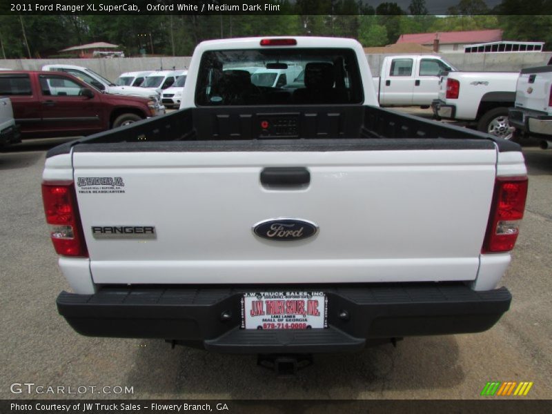 Oxford White / Medium Dark Flint 2011 Ford Ranger XL SuperCab
