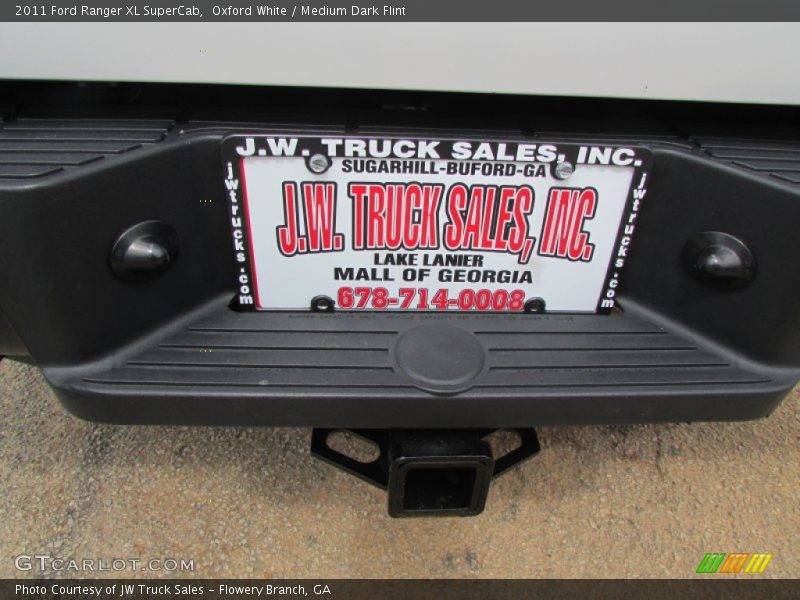 Oxford White / Medium Dark Flint 2011 Ford Ranger XL SuperCab