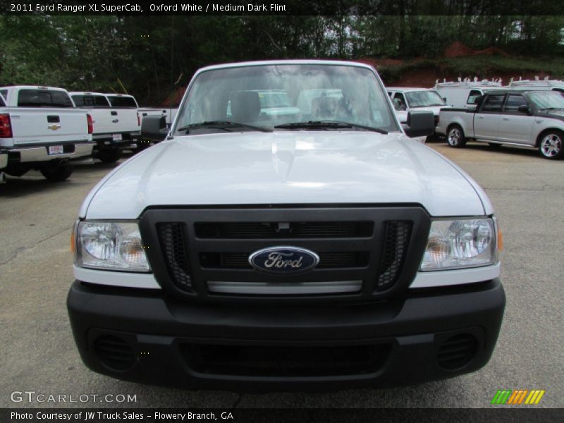 Oxford White / Medium Dark Flint 2011 Ford Ranger XL SuperCab