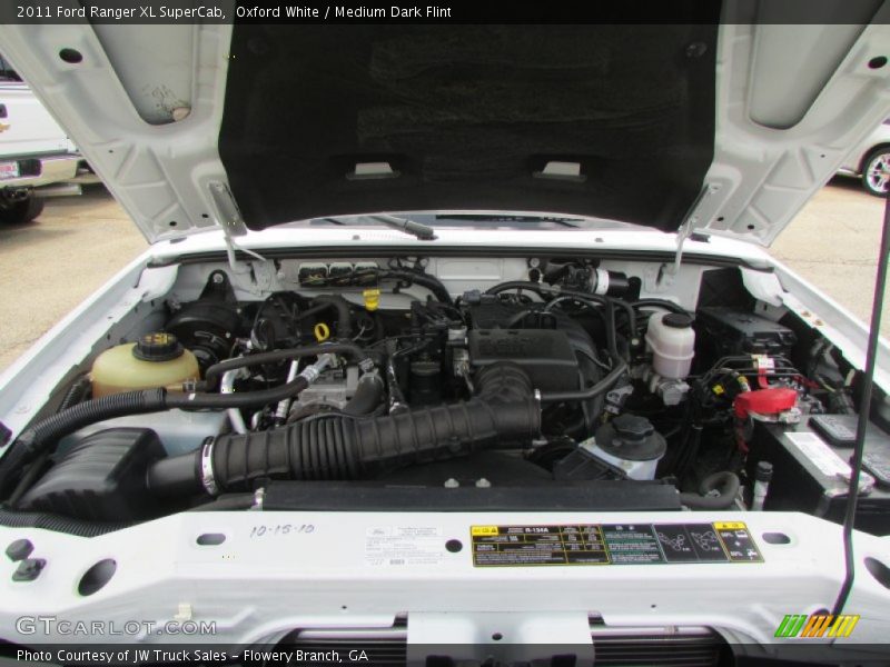 Oxford White / Medium Dark Flint 2011 Ford Ranger XL SuperCab