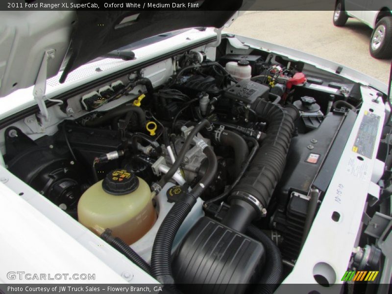 Oxford White / Medium Dark Flint 2011 Ford Ranger XL SuperCab