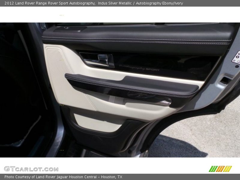 Indus Silver Metallic / Autobiography Ebony/Ivory 2012 Land Rover Range Rover Sport Autobiography