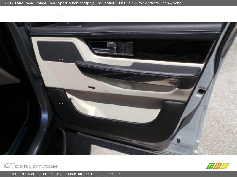 Indus Silver Metallic / Autobiography Ebony/Ivory 2012 Land Rover Range Rover Sport Autobiography