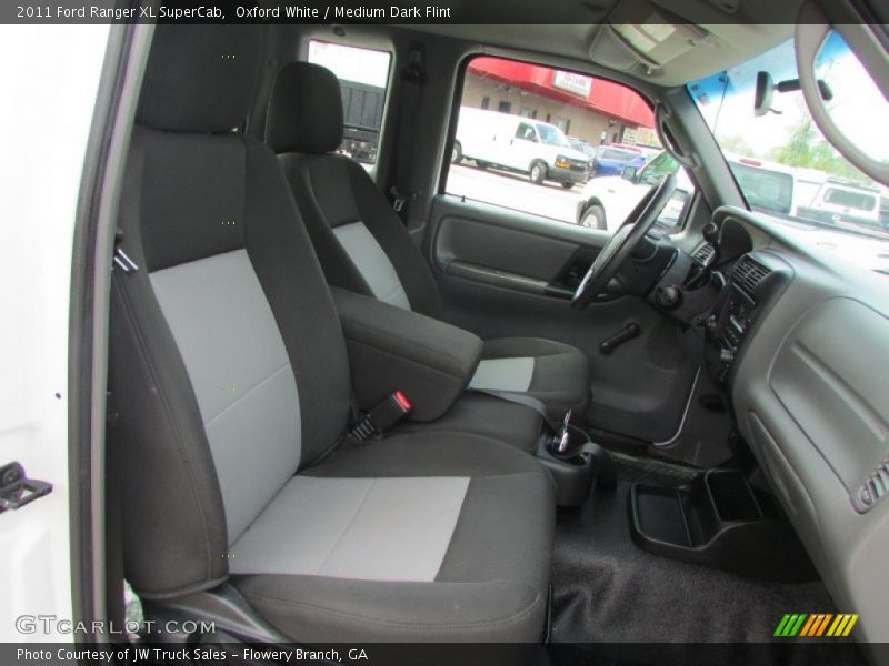 Oxford White / Medium Dark Flint 2011 Ford Ranger XL SuperCab