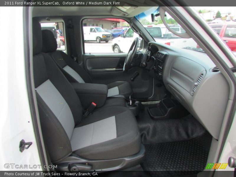 Oxford White / Medium Dark Flint 2011 Ford Ranger XL SuperCab