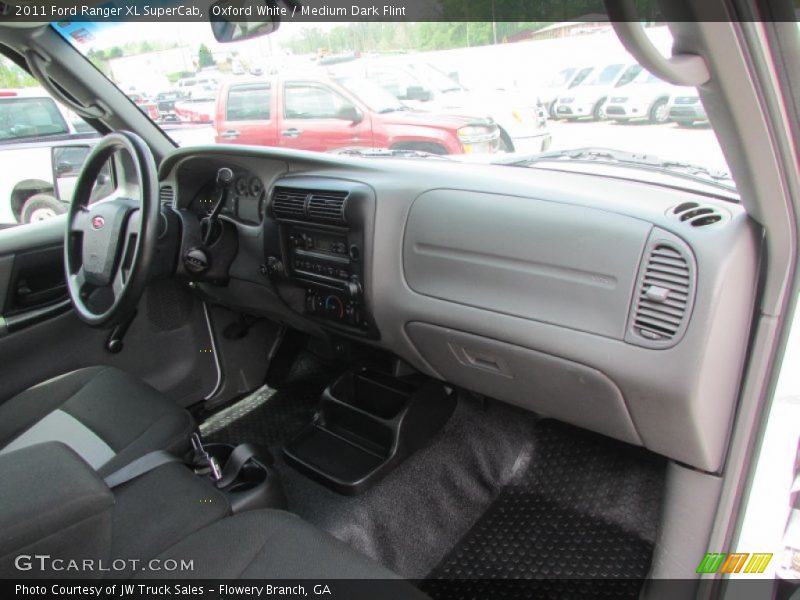 Oxford White / Medium Dark Flint 2011 Ford Ranger XL SuperCab