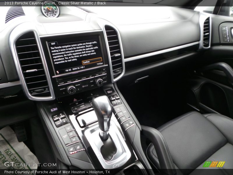 Classic Silver Metallic / Black 2013 Porsche Cayenne Diesel
