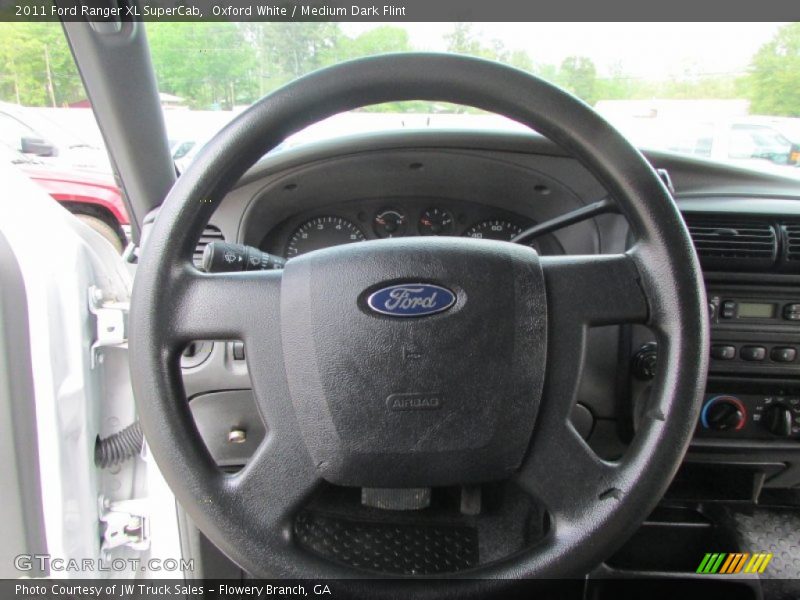 Oxford White / Medium Dark Flint 2011 Ford Ranger XL SuperCab
